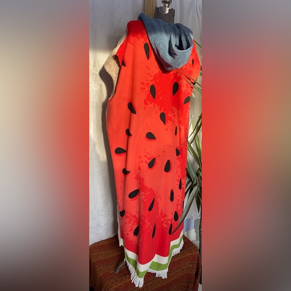 Handmade, Up-Cycled Towel Poncho - Picture 4 of 5